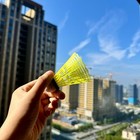 12 Packs Badminton Shuttlecocks Nylon Feather Yellow 