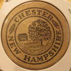 1972 Chester  Nh 250th Anniversary Wooden Nickel - Token New Hampshire