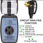 Rv Surge Protector 50 Amp With Waterproof Cover  Rv Voltage Protector monitor 