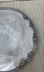 Vtg Is 1847 Rogers Bros Remembrance Footed Ornate Serving Tray Silver Plate 14 