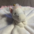 Carter   s Baby Unicorn Lovey White Pink Security Blanket Plush Cuddle 13 5    2020