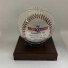 1998 Mark Mcgwire 70 Home Run Commemorative Baseball W Wood Base