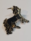 Black Unicorn Lapel Pin