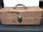 Vintage Bomber Lures Lot In Old Liberty Metal Tackle Box Full Of Lures L  k  
