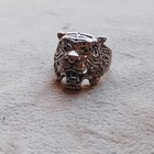 Extremely Rare Ancient Ring Bronze Roman Lion Symbol Old Authentic Artifact