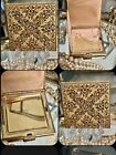 Vintage Powder Compact Elegant Lewis Crown 1940   s Infinite Gold Makeup Case Rare