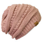 Wrapables Winter Warm Knitted Infinity Scarf And Beanie Hat Set  Pink Petal