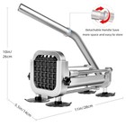 French Fry Cutter zscookly Heavy Duty Potato Slicer Cutter 