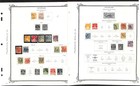 Denmark Stamp Collection On 30 Scott Vintage Pages 1851-1940  fa 