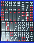 Pai Gow Paigow Tile Set In Case Made By Kankee Tacklee Mah-jong Ivory Fty