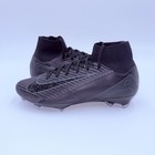 Nike Zoom Mercurial Superfly 10 Elite Fg Black Deep Jungle Men 6 Us - New