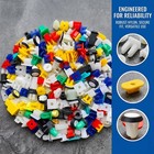 200 Pcs Mixed Auto Car Nylon License Plate Screw Inserts Standard  Multicolor 