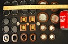 7 Sets Of Four Japanese Tansu Door Pulls - Decorative Hardware - Art  b 