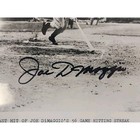 Joe Dimaggio Autographed 8x10 Photo With Certificate Of Authentication