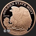 2 Oz Copper Round - Walking Liberty