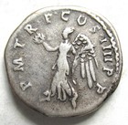 Ancient Rome Imperial Trajan  98-117ad  Ar Denarius Victory Advancing