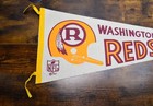 Vintage 1967 Nfl Washington Redskins Pennant Football Collectible 30 Inches 