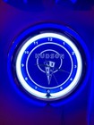 Hudson Motors Auto Garage Bar Man Cave Neon Style Retro Led Clock Sign