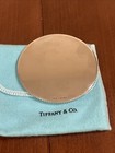 Tiffany   Co Round Hand Mirror With Pouch