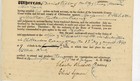 1840 Handwritten Court Doc Signed Charles Russell Elias Lyman Chittenden Co  Vt