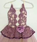 Revolution Dance Costume Girls Palatinate Purple  Ballet Dress Tulle 9-12