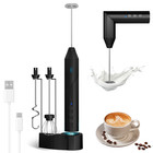 Milk Frother Handheld  Usb Rechargeable Coffee Frother Wand electric Drink Mixer