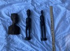Vintage Set Of Hand-carved African Tribal Ebony Wood Sculptures -couple