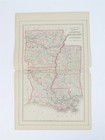 Map  plan Of New Orleans  1882 Hand Colored Map Wm  M  Bradley 15 25  X 12 
