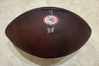 Duron Harmon Interception Patrick Mahomes Kansas City Chiefs Game Used Football
