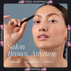 Eyebrow Tweezers 2 Pack  Stainless Steel  Slant   Pointed Tips