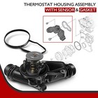 Thermostat Housing Assembly With Sensor And Gasket Replacement For Bmw E39