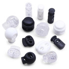 Drawstring Spring-loaded Cord Lock Plastic Toggle Stopper For Jackets Backpacks