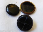 Vintage Art Deco Celluloid Decorative Lot Of 3 Buttons