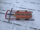 Vintage Yankee Clipper Power Steer Snow Sled Flexible Flyer Medina Ohio A  9 70