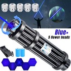 10watt Adjustable High Power Blue Burning Laser Pointer Visible Dot Torch Light