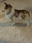 Vintage Collie Bone China Standing Dog Figurine