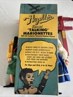 Vtg Hazelle s Talking Marionette Pinocchio  312   Girl Blue Dress Set In Box 50s