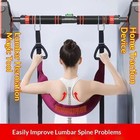 Hanging Lumbar Traction Strap Back Stretcher Spine Decompression Harness Belt