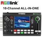 Rgblink Mini-iso 10-channel 4k Sdi Hdmi Live Streaming Broadcast Video Switcher