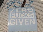 Zero-fucks Given Funny Diecut Vinyl Decal Window Decal Sticker Car Truck Suv 