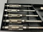 L o  Beard 8pc Adjustable Expansion Reamer Set W Case - Machinist - Vgc - Usa