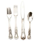 Buttercup By Gorham Sterling Silver 4 Piece Place Size Place Setting
