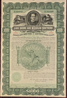 Antique 1897 Lake Shore   Michigan Southern  1000 Gold Bond      Coupons Attached