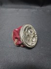 Antique Art Nouveau Silver Woman Crochet Steel Beaded Change Purse 1903 Bostonia