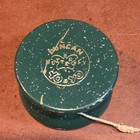 Vintage Duncan Butterfly Yo-yo - Wood - Green   Silver Sparkles- Rare