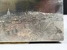 Buccellati Italy Vintage 800 Silver Textured Box W view Of Milan Etched Scene