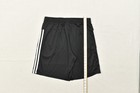 Adidas Men s Size Large Black 3-stripes Athletic Gym Workout Shorts With Pockets