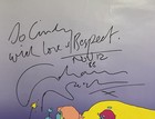 Graham Nash Autographed Signed 1988 Peter Max Concert Poster Csny Csn