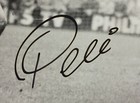 Pele Signed Signed 16x20 1958 World Cup Photo Framed Autograph Pele Holo Coa