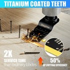 Titanium Oscillating Saw Blades   20pcs Titanium Oscillating Multitool Blades Fo